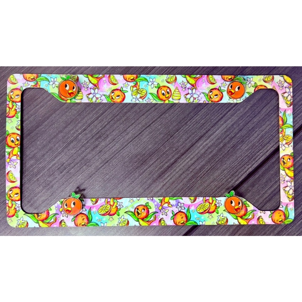 Disney - The Florida Orange 🍊 bird car plate frame